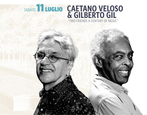 Caetano Veloso e Gilberto Gil in concerto